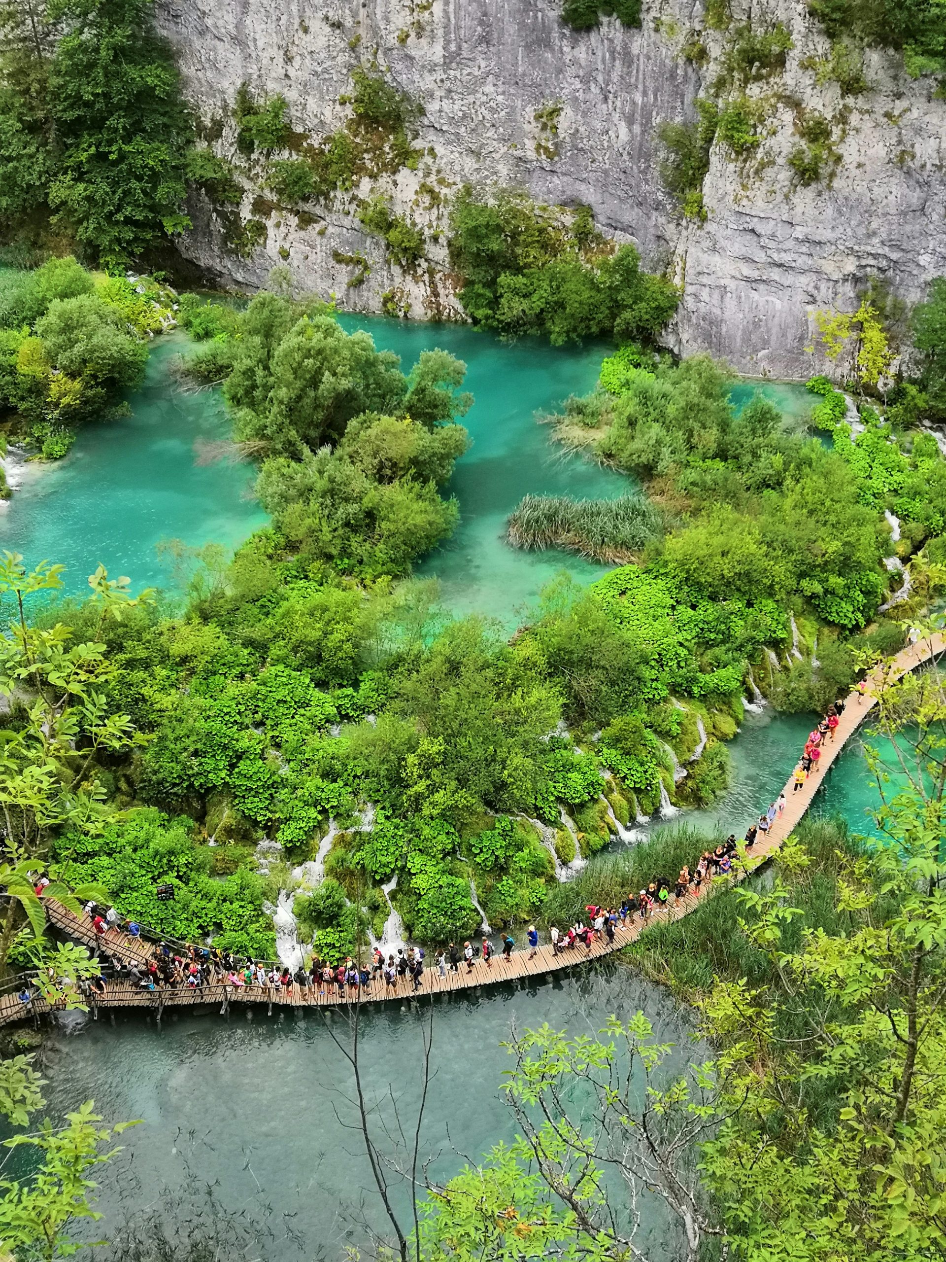 Plitvice Lakes from the Canyon